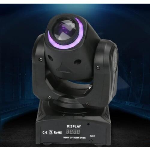 Hot Sales Spot 30W LED Moving Head With Strip Light&Gobo Plate&Color Plate High Bright 30W Mini Led Moving Head Light DMX512