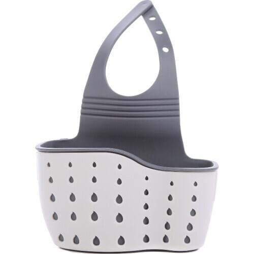 Creative Tools Kitchen Sink Hanging Strainer Storage Basket Bag Sponge Towel Draining Rack Cleaning Brush Toothbrush Holder