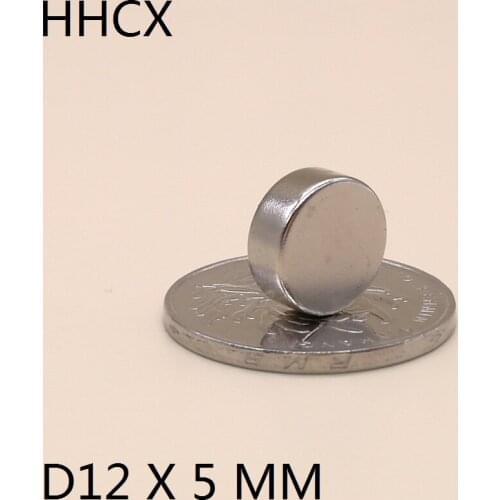 10pcs/lot Disc magnet 12*5 N35 NdFeB magnet 12x5 magnets 12 x 5