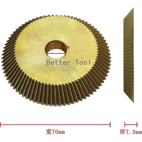 12.7x70x7.3mm Key Cutting Blade As Horizontal Key Machine Disk Cutter Locksmith Tools