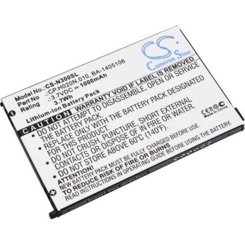 Cameron Sino 1000mah battery for ACER C500 N321 SOCKETMOBILE SoMo 650 TRIMBLE Juno SA SD ST HC1601-756 BA-1405106