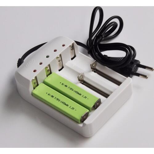 2-4PCS 1.2V rechargeable Ni-Mh 7/5F6 battery F6 1450mAh 7/5 F6 Chewing Gum cell + smart battery charger for Walkman MD CD player