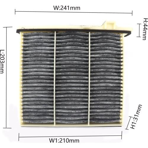 Auto Cabin Filter for Mitsubishi PAJERO II SPORT III CLASSIC IV K90 V63 V77 V87 V95 V93 V87 V73 MR500057