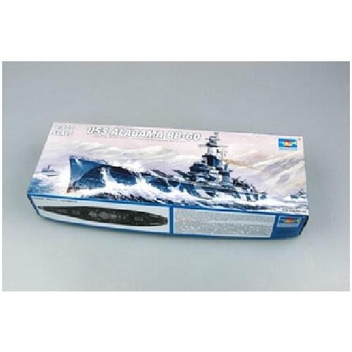 Free shipping USS Alabama Assembly Model kits Modle building Trumpeter 1/700 scale