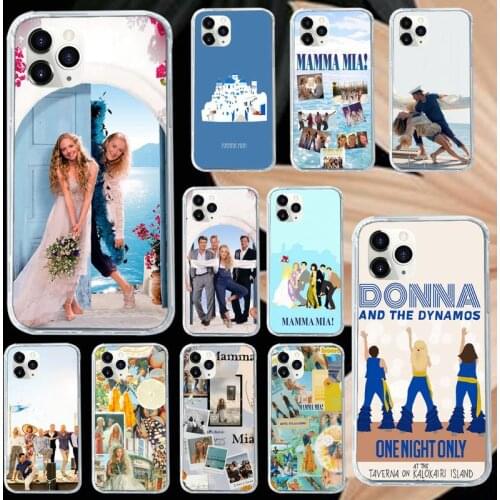 Mamma Mia British movie Phone Case for iPhone 11 12 pro XS MAX 8 7 6 6S Plus X 5S SE 2020 XR Luxury brand shell funda coque