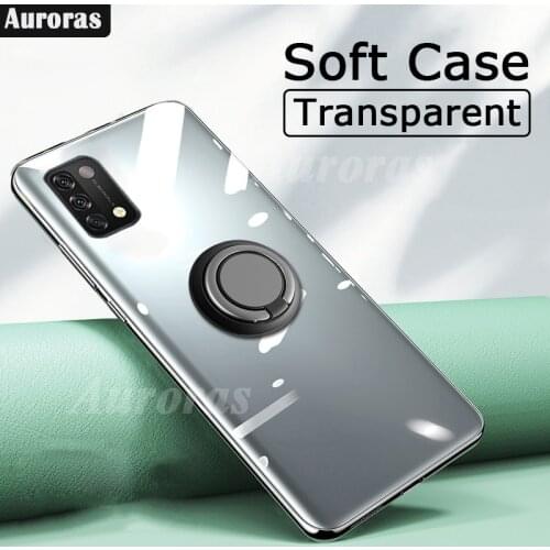 Auroras For UMIDIGI A11 Case Full Protection Shockproof Soft Silicone Matte Cover For UMIDIGI A11 Ring Holder