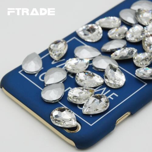 Hot Sale!6 Sizes Crystal Clear Glass Rhinestones Teardrop Pointback Strass Apply To DIY Nail Art Clothing Decoration And Jewelry