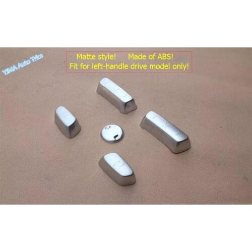 Lapetus Auto Styling Seat Adjustment Memory Button Switch Button Cover Trim 5 Piece Fit For LEXUS NX NX200T NX300T 2018 2019 ABS