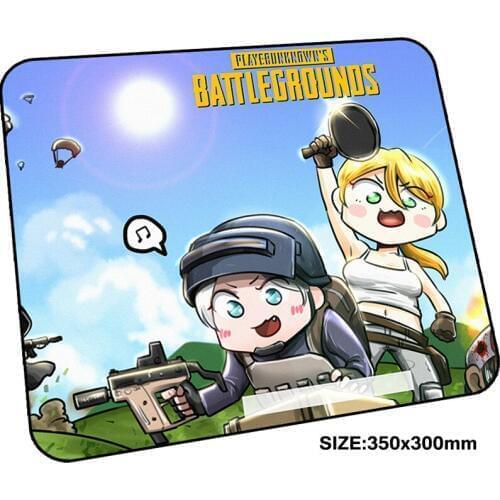 Pubg mousepad gamer 350x300x3mm gaming mouse pad Beautiful notebook pc accessories laptop padmouse Birthday ergonomic mat