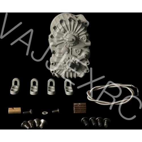 Metal Gearbox Set for 1/14 Scale Tamiya Remote Control Tractor Truck Scania R620 R470 Without Motor