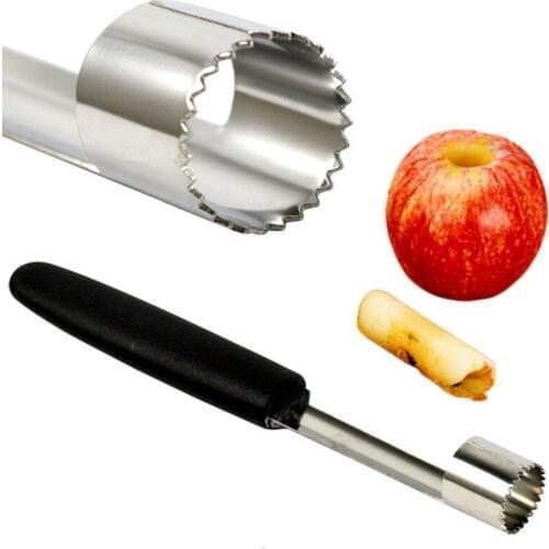 New Stainless Steel Core Seed Remover Fruit Apple Pear Corer Twist Kitchen Tool