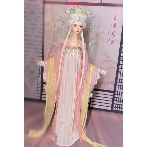 Blyth 1/6 1/4 1/3 BJD Clothes Figure Doll Accessories Chinese Ancient Costume Hanfu Fairy Dress for BJD/SD YOSD MSD SD13 C0735