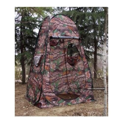 Single Person Hide Portable Privacy Shower Watching Bird Toilet Camping Pop Up Tent Camouflage Photography Outdoor Camping Tent