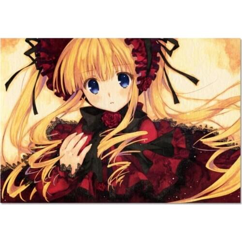 Rozen Maiden Poster Cloth Silk Poster Home Decoration Wall Art Fabric Poster Print 40X60cm.50X75cm,60X90cm