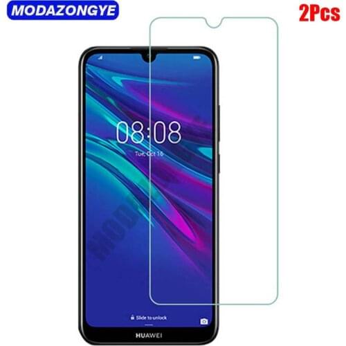 2 Pcs Tempered Glass For Huawei Y6 2019 Screen Protector Huawei Y6 2019 MRD-LX1 MRD-LX1F Y 6 Y6Pro 2019 Glass Protective Film
