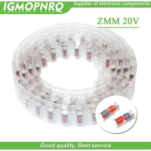 200PCS ZMM 20V LL34 SMD Zener diode package 1/2W 0.5w Chip Zener diode