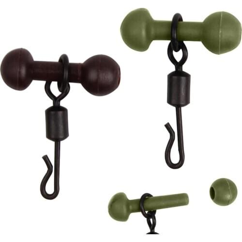 2020 new 10Pcs/Set Chod Beads Rolling Quick Change Swivels Tackle for Heli Carp Fishing dropship