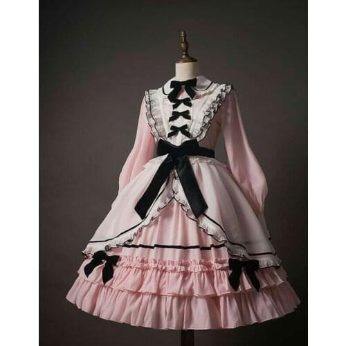 2020 New Vintage costumes Lolita dress v-0814