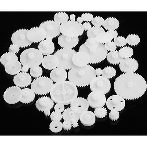 58 styles Toothed Wheels WSFS Gears Plastic All Module 0.5 Robot Parts DIY For Sale