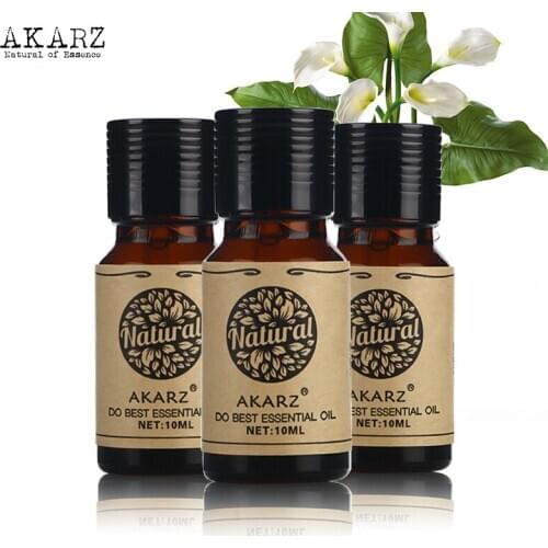 AKARZ Jasmine Musk Rose essential oil Top Brand For Skin Body Care Aromatherapy Massage Spa 10ml*3