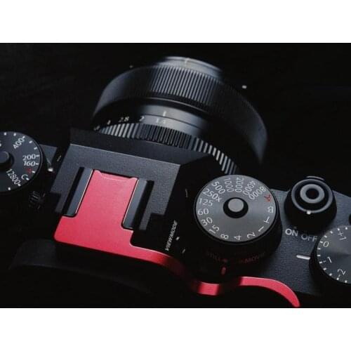Aluminum Thumb Rest Finger Thumb Grip Hot Shoe Cover For Fuji XT4 Fujifilm X-T4