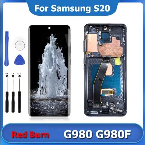Super AMOLED Display For Samsung Galaxy S20 G980 G980F/DS G980W LCD Touch Screen Digitizer With Repair Parts