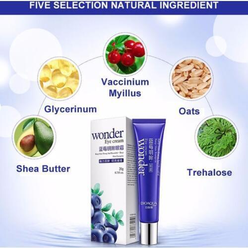BIOAQUA Blueberry Lighting Eyes Gel Anti Wrinkle Anti-Puffiness Dark Circle Anti-Aging Moisturizing Eye Care Eye Cream