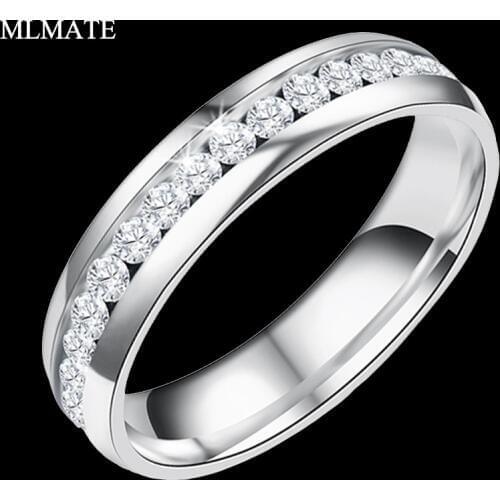 Кольца с кристаллами MLMATE China At AliExpress