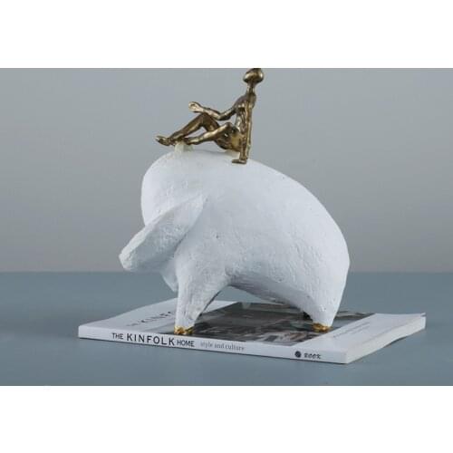 Marble figure decoration modern minimalist home living room TV cabinet small accessories model room bookcase crafts