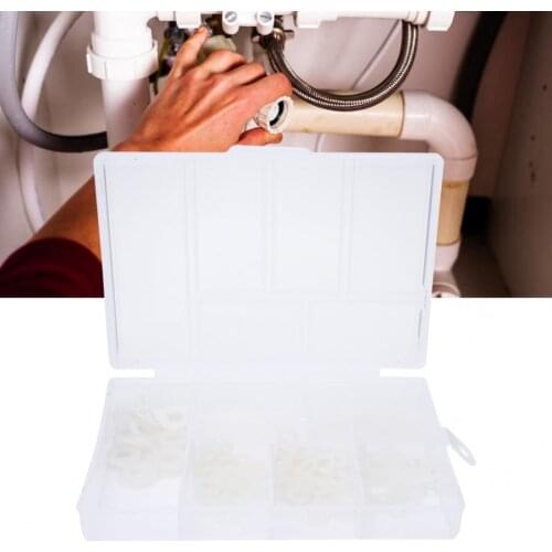 Nylon Washer Assortment Kit 250 Pcs Nylon Washer White Insulated Corrosion Resistant M2~M6 Gasket Kit