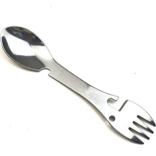 New 60pcs/lot Tableware spoon multi tool can opener flatware Portable bottle cutlery multitool camp utensil fork Spork