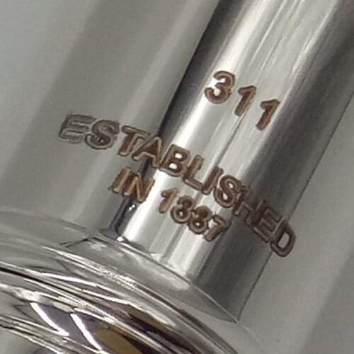 New De Xin Flute 311 Silver Plated Professional Flute Instrument Intermediate Student Flutes C Leg 16 Holes Closed Hole E Key