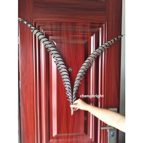 Wholesale perfect 10pcs quality natural Lady Amherst Pheasant Feather 36-40inch/90-100cm Decorative Accessories Carnival diy