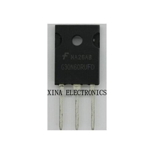 G30N60RUFD G30N60 48A/600V TO-247 ROHS ORIGINAL 5PCS/lot Free Shipping Electronics composition kit