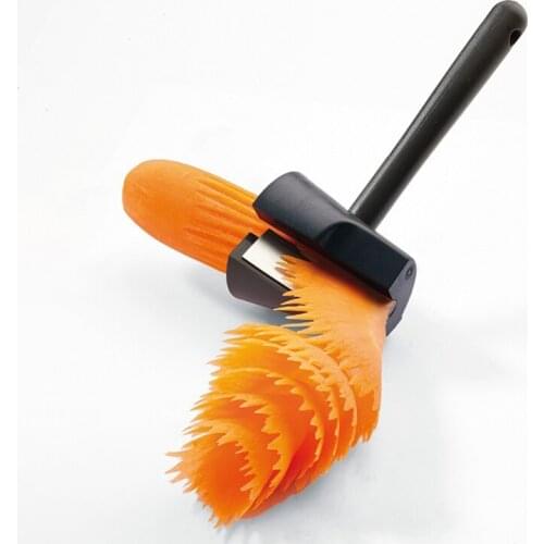 Plastic Carrot Roll Flower Peeler Vegetables And Fruits Spiral Carving Device Kitchen Gadget Accessories Cooking Kitchen Tool