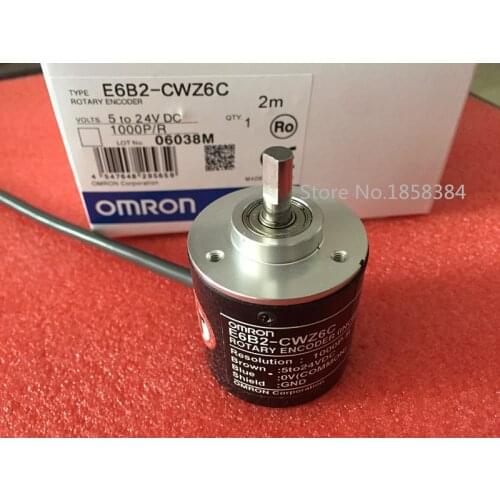 NEW E6B2CWZ5B OMRON Rotary Encoder E6B2-CWZ5B 2500 2000 1800 1024 1000 600 500 400 360 200 100 60 40 30 20P/R 5-24v