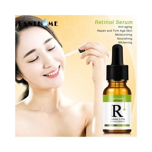 Retinol 2.5% Vitamin C / A Facial Anti Wrinkle Serum Remove Dark Spots Collagen Serum Anti Aging Essence Whitening Face Serum