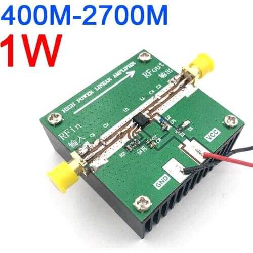 RF2126 400M-2700MHZ broadband RF Power Amplifier 2.4GHZ 1W FOR WIFI Bluetooth Ham Radio Amplifier