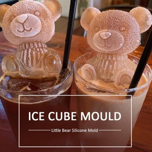 3D Bear Shape Silicone Chocolate Mold Cookware Baking Tool Soap Mold Soap Making Fondant Candle Mould Kitchen Cake Baking