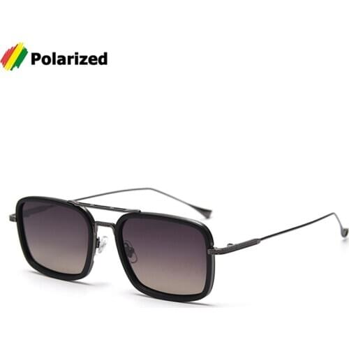 JackJad 2020 Fashion Flight 008 Style Polarized Sunglasses Driving Vintage Square Brand Design Sun Glasses Oculos De Sol S31614