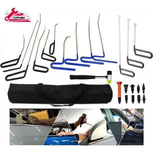 Rods Hooks Dent Puller Dent Lifter Lamp Light Slide Hammer Car Dent Remover Kit Glue Stick Removal Hail Rods Tool Set