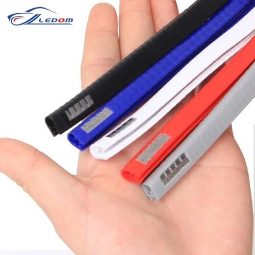 Universal Car Door Protector Edge Scratch Strip Guard Trim Automobile Door Anti Collision Protection 2/5/10m