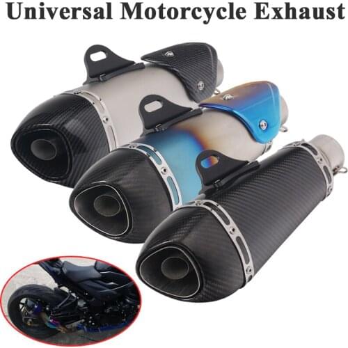Universal Motorcycle Yoshimura Exhaust Escape Modified Carbon Muffler DB Killer Silencer For Ninja 400 GSXR600 K6 DUKE 390 R15
