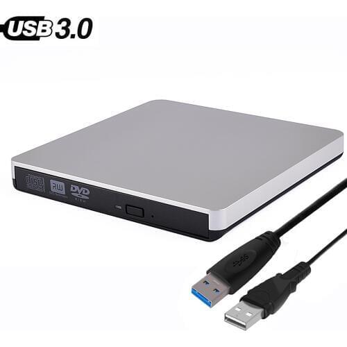 External Slim USB 3.0 DVD Burner DVD-RW VCD CD RW Drive Burner Drive Superdrive Portable for Apple Mac MacBook Pro Air iMAC