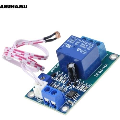XH-M131 DC 5V / 12V Light Control Switch Photoresistor Relay Module Detection Sensor 10A brightness Automatic Control Module