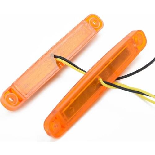 DC 24V Car marker light Parts Set Tail 24V 9LED Accessory Amber Replacement