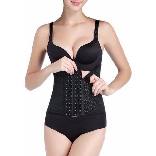 Women Postpartum Recovery Corset Sexy Waist Trainer 6 Rows Hooks Body Shaper Wear Weight Loss Korset Belt Slimming Shapewear