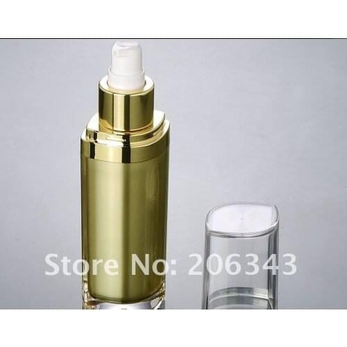 60ML GOLD acrylic eye shape pump lotion bottle,cosmetic container,press pump bottle ,Cosmetic bottle Cosmetic Packaging