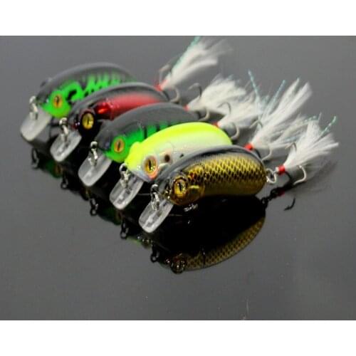 10pcs/lot 6cm Fishing bionic bait classic rock simulation bait laser struck 10g feather bait suit