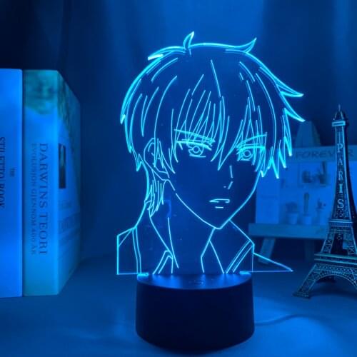 Acrylic 3d Lamp Anime Fruits Basket Kyo Sohma for Bedroom Decor Night Light Childrens Birthday Gift Room Desk Led Light Manga